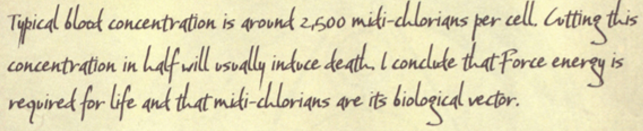 Ascribe Midi-chlorian Counts Plague15